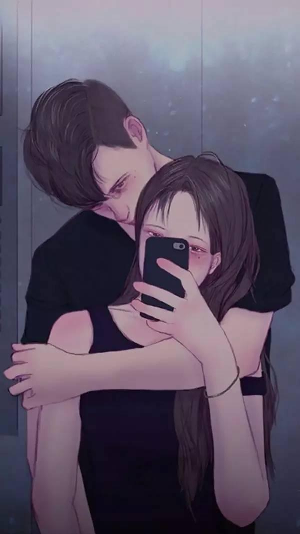 花群中的女孩